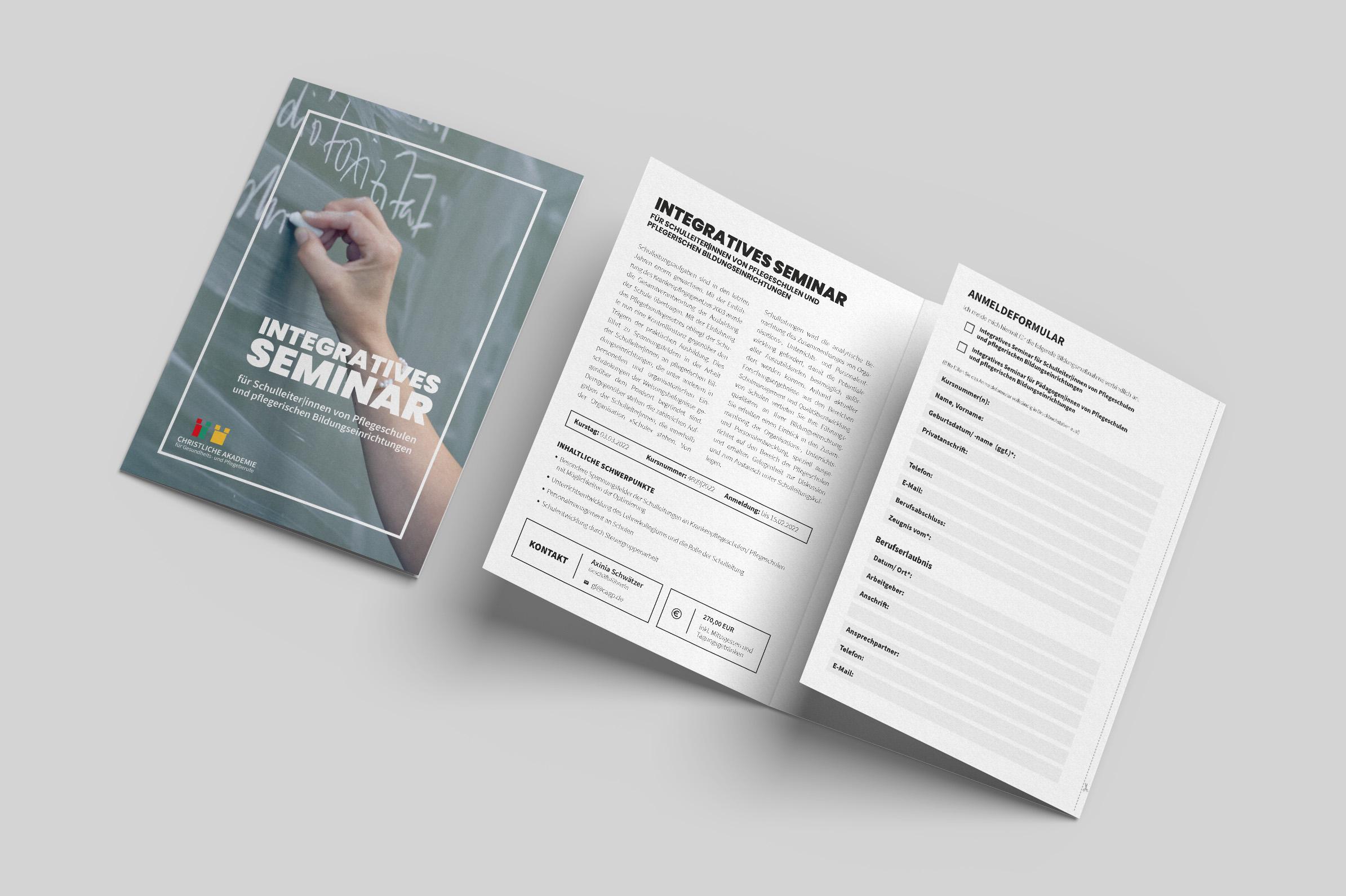 Christliche Akademie für Gesundheits- und Pflegeberufe Halle. Corporate Design Leipzig. Illustration Leipzig. Grafikdesign Leipzig. The C/A Studio. Charlie Grashoff. Videoproduktion in Leipzig.