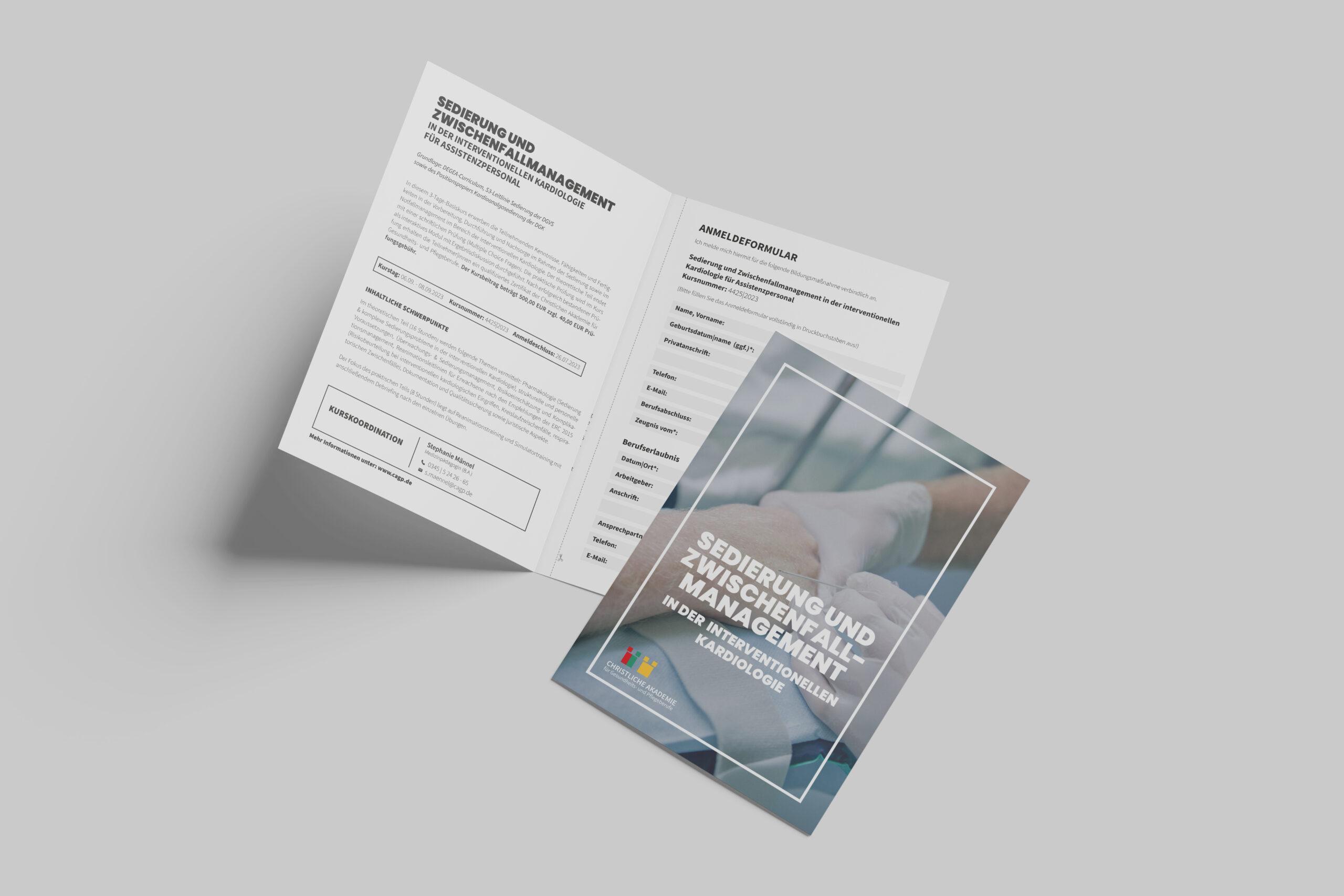 Christliche Akademie für Gesundheits- und Pflegeberufe Halle. Corporate Design Leipzig. Illustration Leipzig. Grafikdesign Leipzig. The C/A Studio. Charlie Grashoff. Videoproduktion in Leipzig.