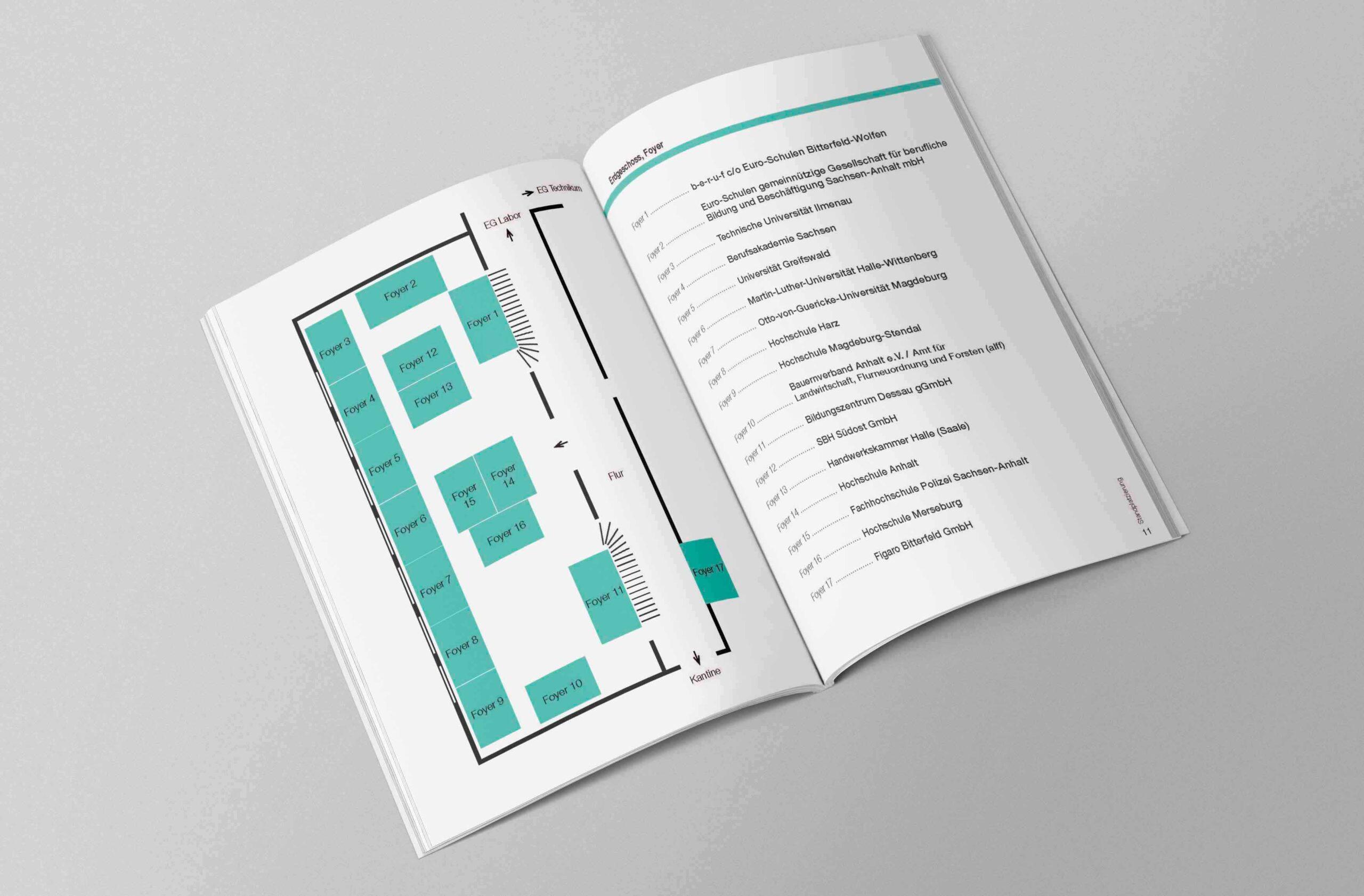 Bildungsmesse | Chemiepark Bitterfeld-Wolfen | Grafikdesign Leipzig. The C/A Studio Bildungsmesse | Chemiepark Bitterfeld-Wolfen | Grafikdesign. Gestaltung Kommunikationsmittel: Flyer, Broschüren, Messeauftritt, Poster, Plakate, Sticker, Werbemittel. Produziert von: Charlie Grashoff - The C/A Studio, Videoproduktion in Leipzig & deutschlandweit. Imagefilme, Corporate Videos, Brandfilme, Eventfilme, Industriefilme, Web- & Grafikdesign & mehr. Grafikdesign Leipzig.