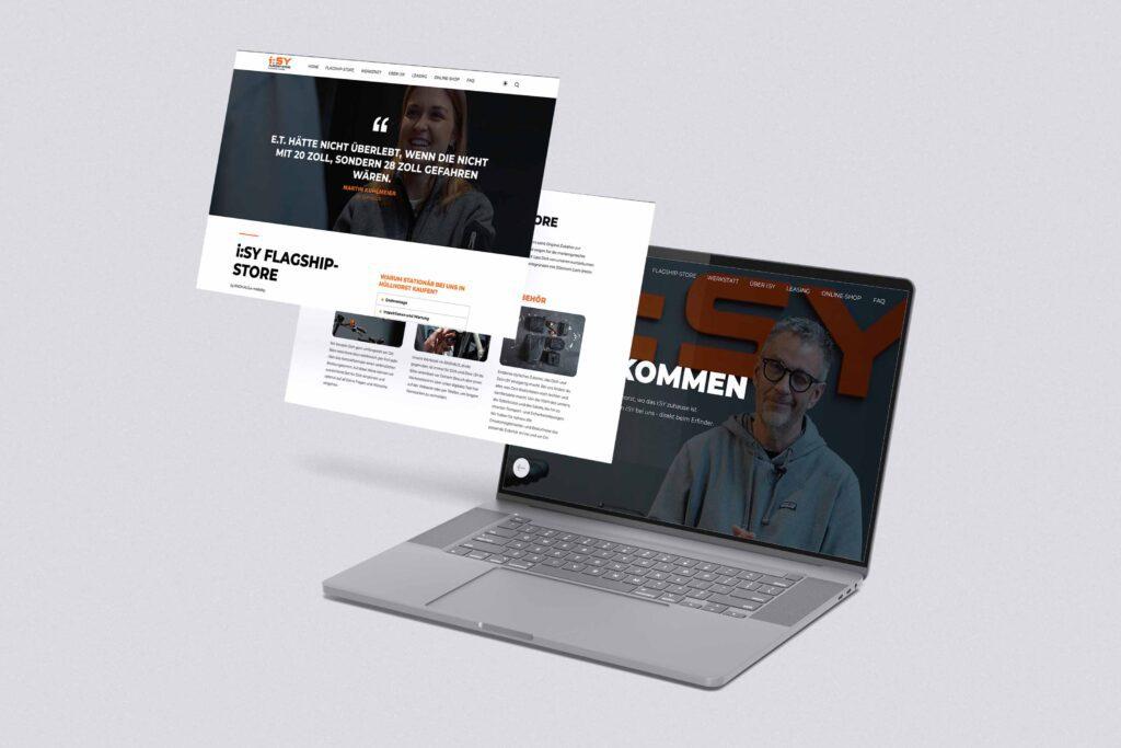 Radhaus Mobility. Webdesign & Grafikdesign by The C/A Studio.