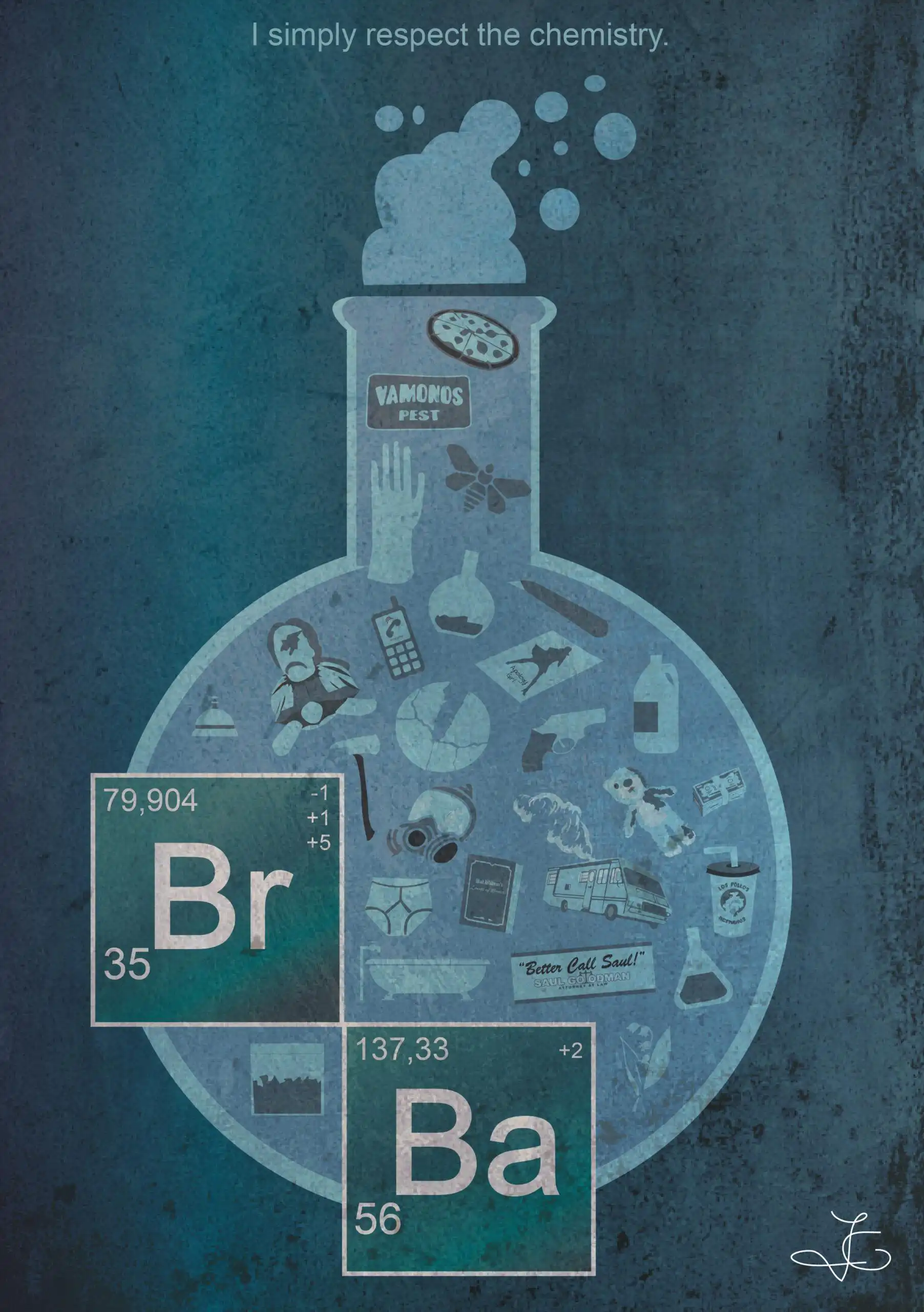 Breaking Bad. Artwork. Illustration Leipzig. Grafikdesign Leipzig. Illustration Halle. Grafikdesign Halle. The C/A Studio. Charlie Grashoff.